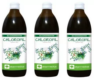 Zestaw 3x Chlorofil 500 ml - Soki i napoje niegazowane - miniaturka - grafika 1