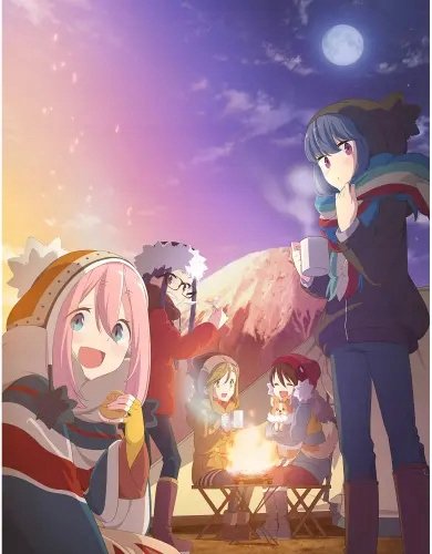 Plakat Anime Manga Yuru Camp yc_001 A3 (custom)