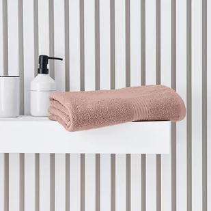 Ręcznik 450 Gramów 100% Bawełny Frotte. 50X90Cm Różowy - Ręczniki - miniaturka - grafika 1