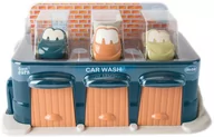 Samochody i pojazdy dla dzieci - Myjnia samochodowa z 3 autami BIOplastik / Dantoy - miniaturka - grafika 1