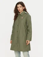 Kurtki damskie - Hunter Kurtka przeciwdeszczowa Benja HARW0020242 Zielony Regular Fit - miniaturka - grafika 1