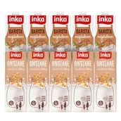 Napoje roślinne - Inka barista o smaku migadłowym 1L x 5 sztuk + napój owsiany 1L x 5 sztuk - miniaturka - grafika 1
