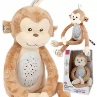 Maskotki i pluszaki - WOOPIE BABY Interaktywna Przytulanka Projektor 2w1 Usypiacz Małpka - miniaturka - grafika 1