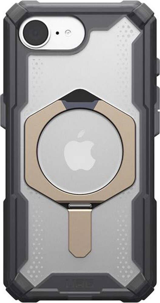 Urban Armor Gear Etui pancerne Plasma XTE Mag do MagSafe do iPhone 16e, przezroczyste z czarną ramką