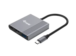 Equip 133488 zewnętrzna karta graficzna usb 3840 x 2160 px Czarny, Szary - Karty graficzne - miniaturka - grafika 1