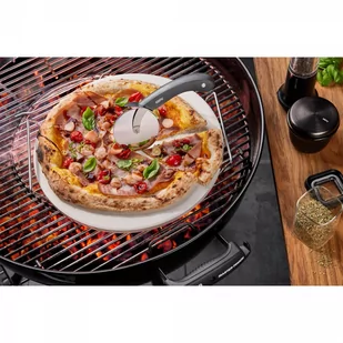 Zestaw: Nóż Do Pizzy + Kamień Ze Stojakiem Okrągły DARIOSO GEFU - Pozostałe akcesoria kuchenne - miniaturka - grafika 3