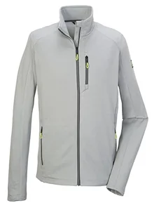 killtec Męska kurtka Powerstretch ze stójką KOS 92 MN FLX JCKT, kamienno-szara, M, 42800-000 - Kurtki męskie - miniaturka - grafika 1