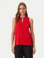 Koszulki i topy damskie - Calvin Klein Top K20K208190 Czerwony Regular Fit - miniaturka - grafika 1