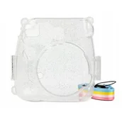 Torby fotograficzne i futerały - LOVEINSTANT Pokrowiec Futerał Etui Pokrowiec Do Fujifilm Instax Mini 9 8 Przezroczysty Brokat SB4755 - miniaturka - grafika 1