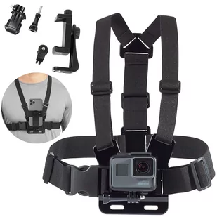 Szelki uchwyt na klatkę piersiową Alogy Chest Holder z mocowaniem GoPro i uchwytem na telefon - Akcesoria fotograficzne - miniaturka - grafika 2