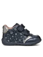 Buty dla dziewczynek - Geox Sneakersy B Elthan Girl B461QB 054AJ C4201 Granatowy - miniaturka - grafika 1