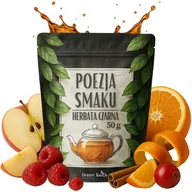 Herbata - Poezja smaku 50 g - herbata czarna pomarańczowa z jabłkiem i cynamonem maliny - miniaturka - grafika 1