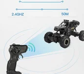 Modele zdalnie sterowane - DUŻY SAMOCHÓD ZDALNIE STEROWANY AUTO RC METAL TERENOWY NAPĘD 4X4 1:16 PILOT - miniaturka - grafika 1