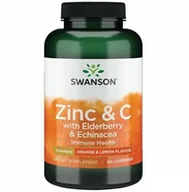 Suplementy diety - Cynk & C with Elderberry & Echinacea (60 tabl.) - miniaturka - grafika 1