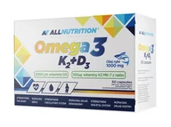 Witaminy i minerały - 123ratio ALLNUTRITION Omega-3 + K2 + D3 30 kaps 3310521 - miniaturka - grafika 1