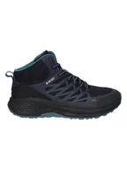 Buty trekkingowe męskie - Hi-Tec Botki trekkingowe "Trail Destroyed Mid" w kolorze czarnym - miniaturka - grafika 1