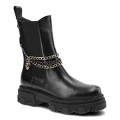 Botki damskie - Carinii, Botki, B5962_-E50-000-000-E33 Czarny, rozmiar 39 - miniaturka - grafika 1