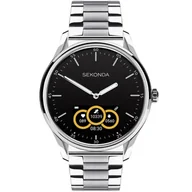 Smartwatch - Zegarek Smartwatch Męski Sekonda 30149 srebrny - miniaturka - grafika 1