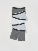 Majtki dla dzieci - Reserved - Bawełniane bokserki 5 pack - czarny - miniaturka - grafika 1