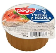 Sosy w słoikach - DEGA PASZTET Z ŁOSOSIA 130G - miniaturka - grafika 1