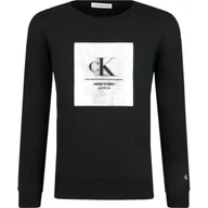 Bluzy dla dziewczynek - CALVIN KLEIN JEANS Bluza | Regular Fit - miniaturka - grafika 1