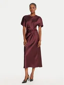 Sukienki - Rinascimento Sukienka koktajlowa CFC0125718003 Bordowy Regular Fit - miniaturka - grafika 1