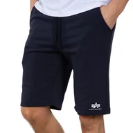 Spodnie sportowe męskie - Spodenki Alpha Industries Basic SL 11636307 - granatowe - miniaturka - grafika 1