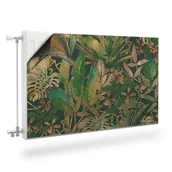 Dekoracje domu - Magnetyczna Osłona Grzejnika TROPIKALNE Liście Rośliny Natura 90cm x 60cm - miniaturka - grafika 1