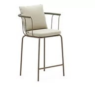 Fotele i krzesła ogrodowe - Jasnozielony hoker ogrodowy Salguer – Kave Home - miniaturka - grafika 1