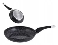 Patelnie - Patelnia marmurowa szara 26 cm Indukcja gaz - miniaturka - grafika 1