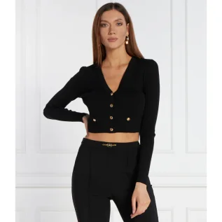 Swetry damskie - Elisabetta Franchi Kardigan | Cropped Fit - grafika 1