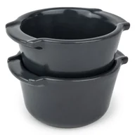 Naczynia żaroodporne - PEUGEOT APPOLIA Ramekin szary/antracyt 20 cl (2 szt.) - miniaturka - grafika 1