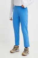 Spodnie sportowe damskie - Helly Hansen spodnie sportowe Thalia 2.0 damskie kolor niebieski 34325 - miniaturka - grafika 1