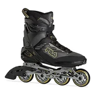 Rolki - FILA SKATES 010622240 MASTER XT łyżworolki męskie czarne/złote rozmiar 12 - miniaturka - grafika 1