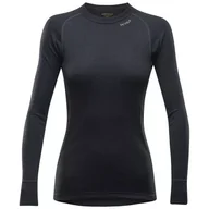 Koszulki sportowe damskie - Koszulka DEVOLD Duo Active Merino 205 Shirt Woman black L - miniaturka - grafika 1