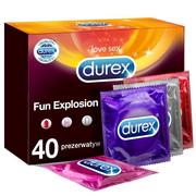 Prezerwatywy - Durex prezerwatywy Fun Explosion mix zestaw 40 szt - miniaturka - grafika 1