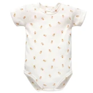 Body dla niemowląt - PINOKIO BODY KRÓTKI RĘKAW ECRU MISIE LOVELY DAY 68 - miniaturka - grafika 1