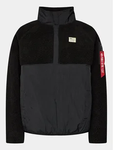 Alpha Industries Kurtka anorak 138110 Czarny Regular Fit - Kurtki męskie - miniaturka - grafika 1