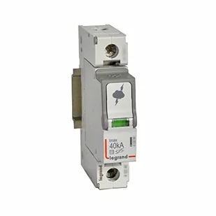Legrand Ogranicznik przepięć C Typ 2 1P 40kA 2,1kV IT-440V ON 300 412230 412230 - Bezpieczniki elektryczne - miniaturka - grafika 1