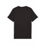 Odzież sportowa dziecięca - Młodzieżowa koszulka ESS z logo No. 1 PUMA Black - miniaturka - grafika 1