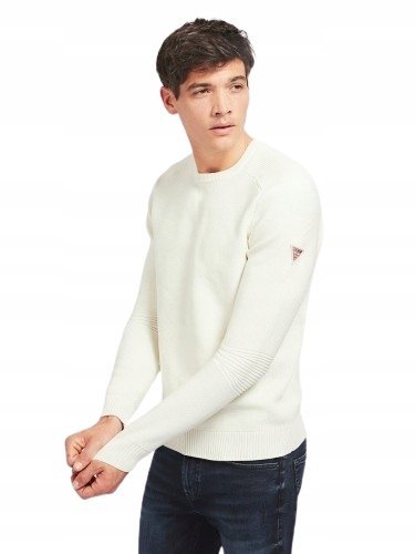 GUESS SWETER MĘSKI Z DŁUGIM RĘKAWEM LOGO S 3Z0E2* S 13Z0
