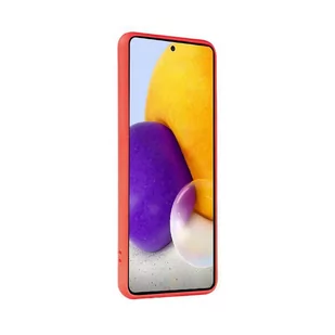 Crong Color Cover - Etui Samsung Galaxy A72 (czerwony) - Etui i futerały do telefonów - miniaturka - grafika 3