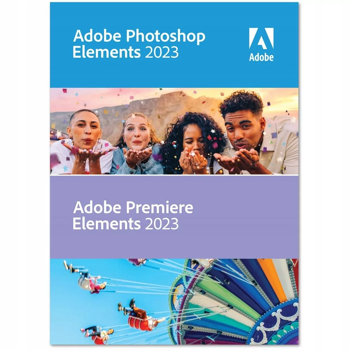 Adobe Photoshop Elements &amp; Premiere Elements 2023 Win/Mac PKC PL