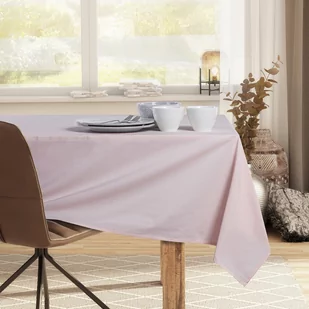 Obrus Pure Pudrowy róż Gładki Klasyczny 110x160 owal DecoKing - TCLOTH/DK/PURE/HMD/POWDERPINK/O110X160 - Obrusy i serwetki - miniaturka - grafika 4