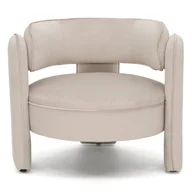 Krzesła - Krzesło fotelowe MY-6414 Beżowy Riviera 21 - miniaturka - grafika 1