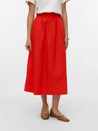 Spódnice - Vero Moda Spódnica w kolorze czerwonym - miniaturka - grafika 1