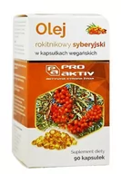 Suplementy naturalne - Olej rokitnikowy syberyjski 90 kapsułek Pro Aktiv - miniaturka - grafika 1