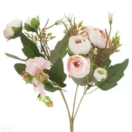 Zabawki kreatywne - BUKIET KAMELII 29 CM PUDROWY RÓŻ - miniaturka - grafika 1