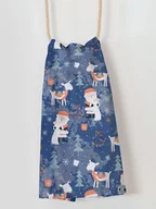 Ściereczki, gąbki, czyściki - Darymex Ścierka kuchenna świąteczna 38x60 Mikołaje granatowa choinki renifery MKO-2331550 - miniaturka - grafika 1