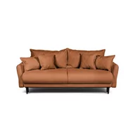 Sofy i kanapy - Brązowa rozkładana sofa 215 cm Bjork – Bonami Selection - miniaturka - grafika 1